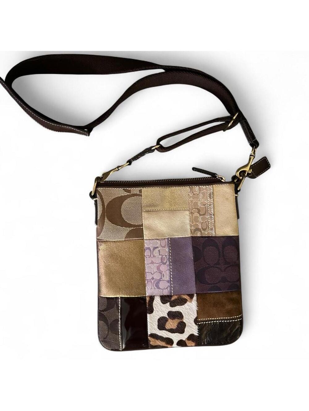Coach Women's Brown and Multi Bag